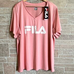 FILA Short Sleeve Pink Tee